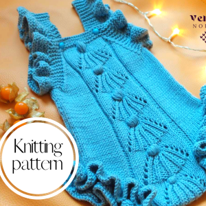 Baby romper knitting pattern!