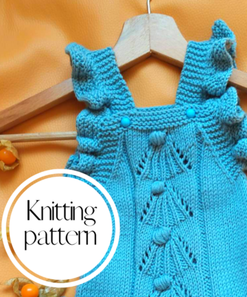 Baby romper knitting pattern! vn