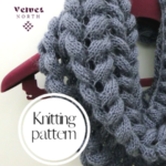 Modern cowl knitting pattern Scarf knitting pattern Easy to make Most popular scarf knitting pattern Modern cowl knitting pattern vn