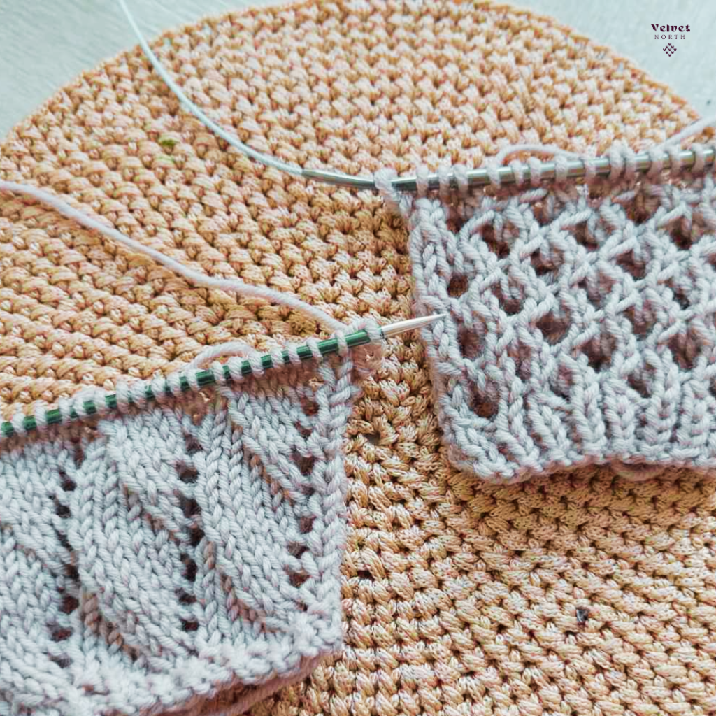 Stitching Together Style: Why I Chose Overlapping Waves for My New Sweater Design 2 Chose Overlapping Waves stitch knitting