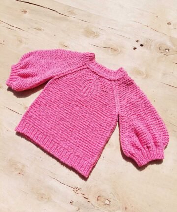 easy baby pullover knitting