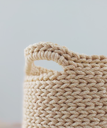 free pattern crochet basket