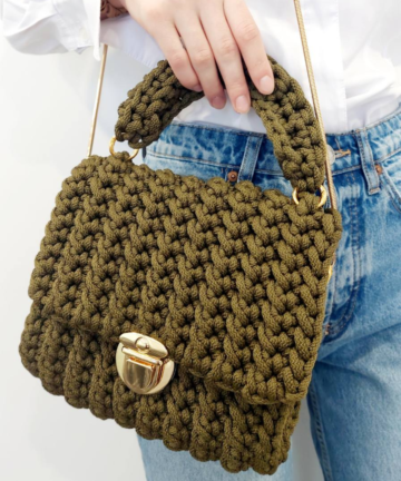 modern handbag crochet pattern