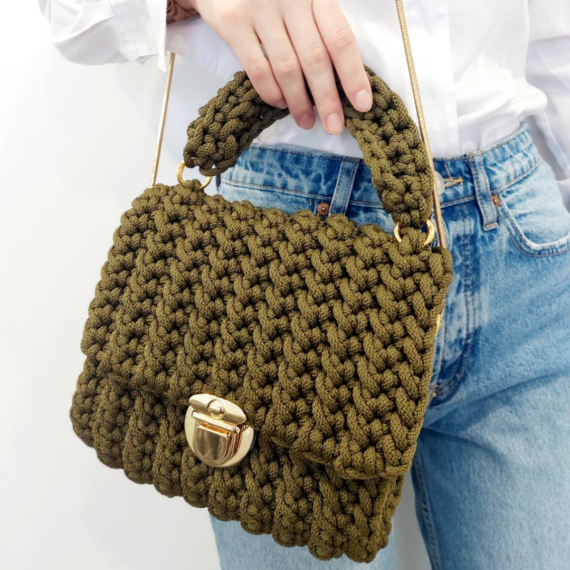 modern handbag crochet pattern