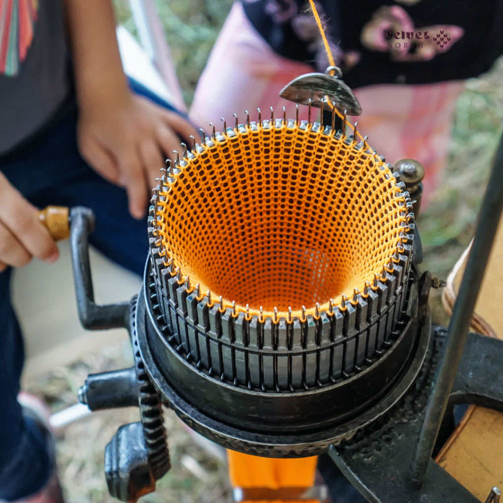 sock knitting machine