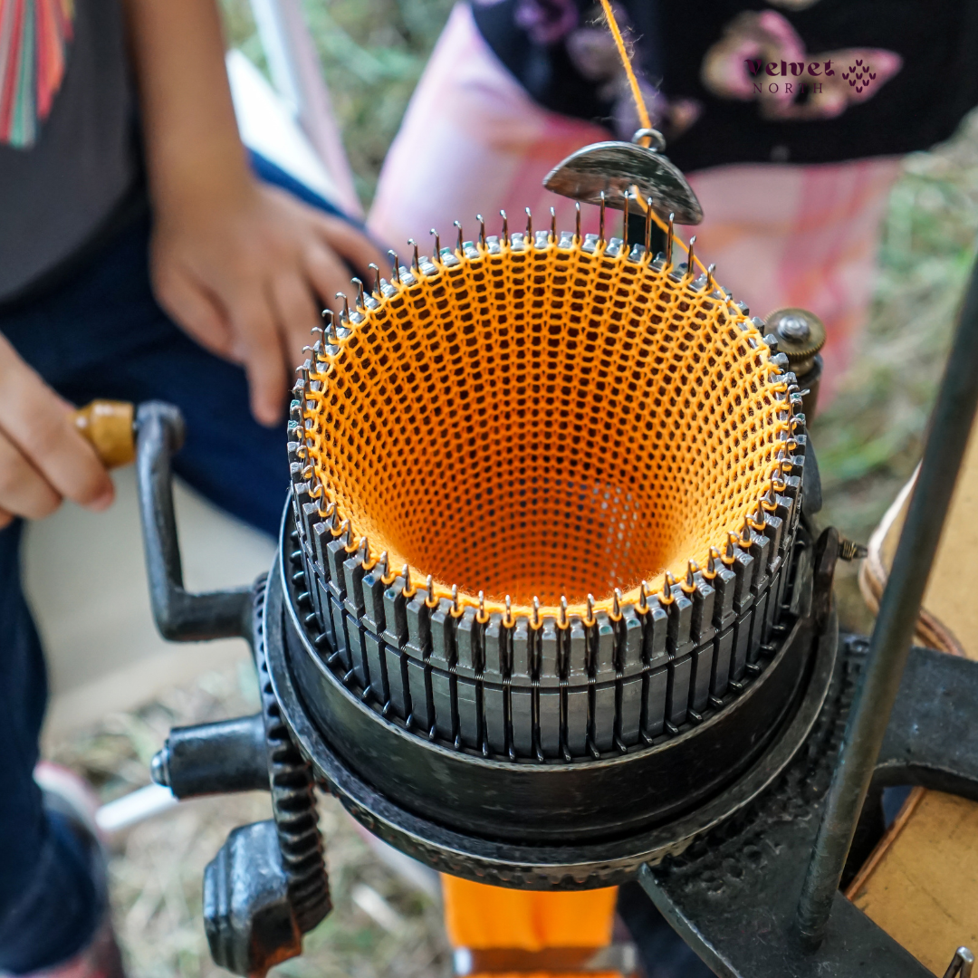 sock knitting machine
