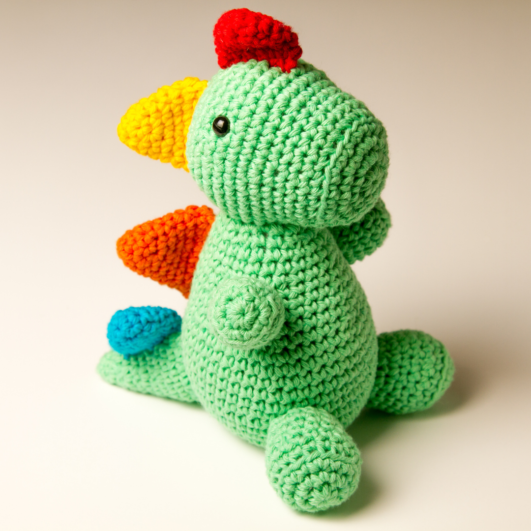 free dinosaur crochet pattern